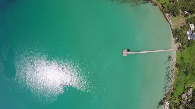 The aerial view of sea, Kood island, Thailand