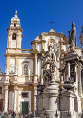 Obraz premium Palermo catholic church, Sicily, Italy
