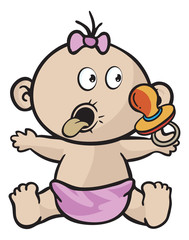 human emotions in a little baby