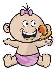 human emotions in a little baby