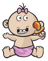 human emotions in a little baby