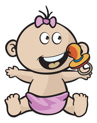 human emotions in a little baby