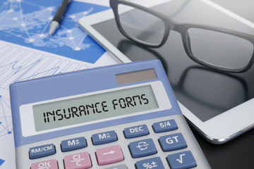 INSURANCE FORMS CONCEPT