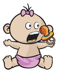 human emotions in a little baby