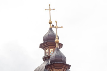 monastery, dome, cross