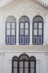 Obraz premium Chino-Portuguese Architecture vertical