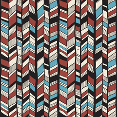 Obraz premium Seamless Tribal vector pattern
