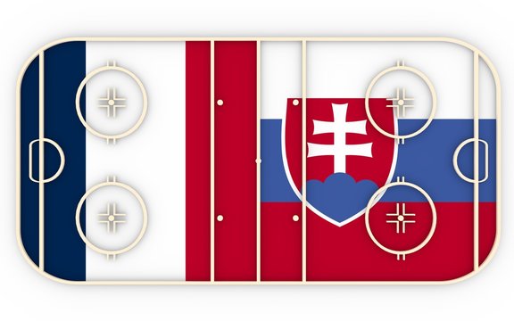 France vs Slovakia. Ice hockey competition 2016