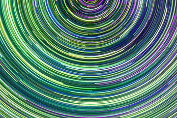 Round neon background.