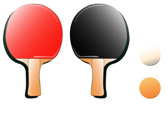 table tennis tools vector
