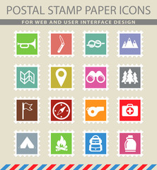 Boy scout simply icons