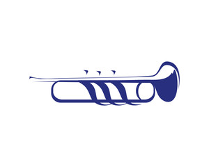 Modern Music Logo Symbol - Drum Corps