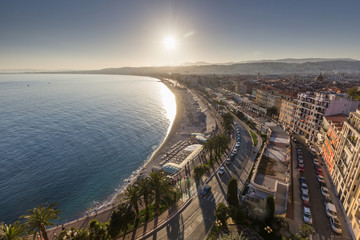 View of Nice city - Cote d'Azur - France