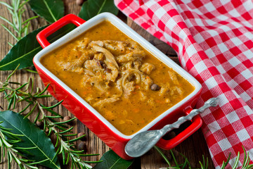 polish beef tripe soup
