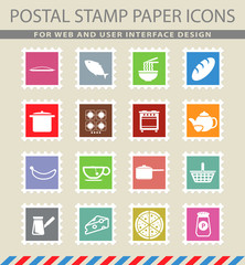 Food and kitchen simply icons