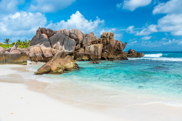 Beautiful beach - Anse Cocos - La Digue, Seychelles