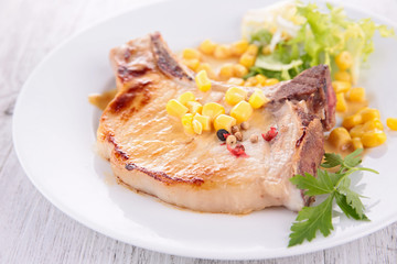 roasted pork chop