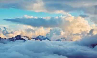 Outdoor kussens alpine mountain landscape © bakharev