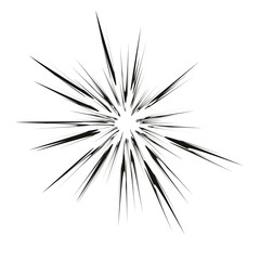 Fototapeta premium Explode Flash, Cartoon Explosion