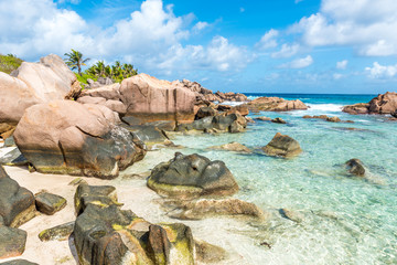 Beautiful beach - Anse Cocos - La Digue, Seychelles
