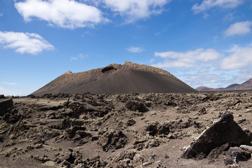 Lanzarote - Parque Nacional de Timanfaya, the Caldera de Los Cuervos

