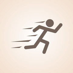Fototapeta na wymiar Very Useful Icon of Runner for Web & Mobile. Eps-10.