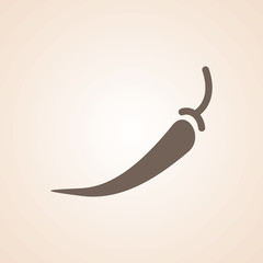 Very Useful Icon of Chilly Pepper for Web & Mobile. Eps-10.