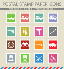 Military simply icons