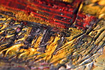 texture of oil paint