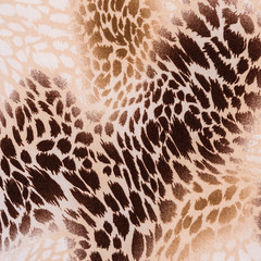 texture of print fabric stripes leopard