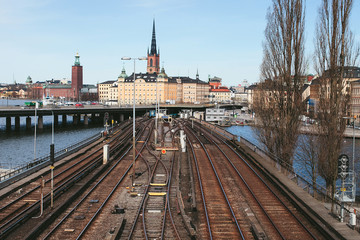 subway in a center of Stockholm