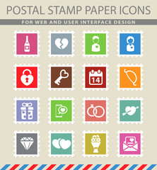 Valentines day simply icons