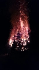 Osterfeuer im Harz