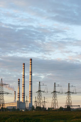 Fototapeta premium Hydroelectric power plant