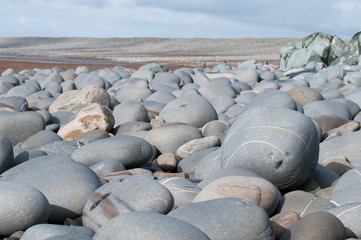 Fototapeta premium Pebbles at the beach