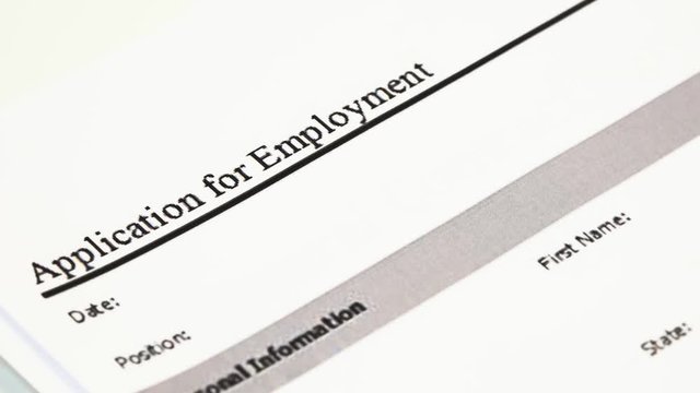 Application For Employment Form. An application for employment or job application is a form or collection of forms that an individual seeking employment, called an applicant, must fill out