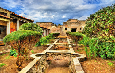 House of Julia Felix in Pompeii - obrazy, fototapety, plakaty