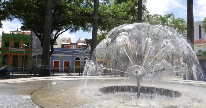 Fountain on Praca do Arsenal, Recife, Brazil