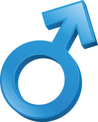 gender icon on white background.