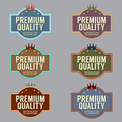Set of Vintage Retro Badge.