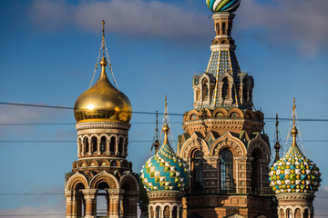 Fototapeta na wymiar Church of the Saviour on Spilled Blood, St. Petersburg, Russia