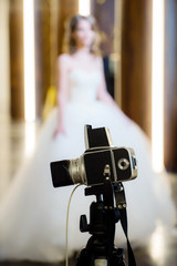 wedding photograph taking a photo