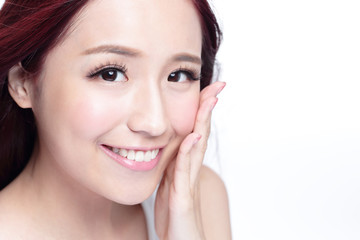 Obraz premium Beauty woman with charming smile