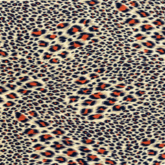 texture of print fabric striped leopard