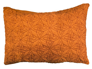 Orange decorative pillow