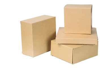 brown corrugated paper box