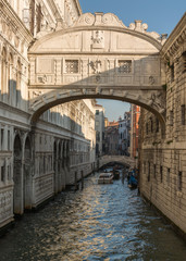 Fototapeta na wymiar Bridge of Sighs in Venice