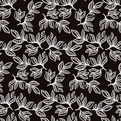 Leaves pattern background