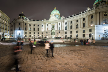 Hofburg Palace in centre of Vienna, Austria.