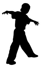 break dance silhouette